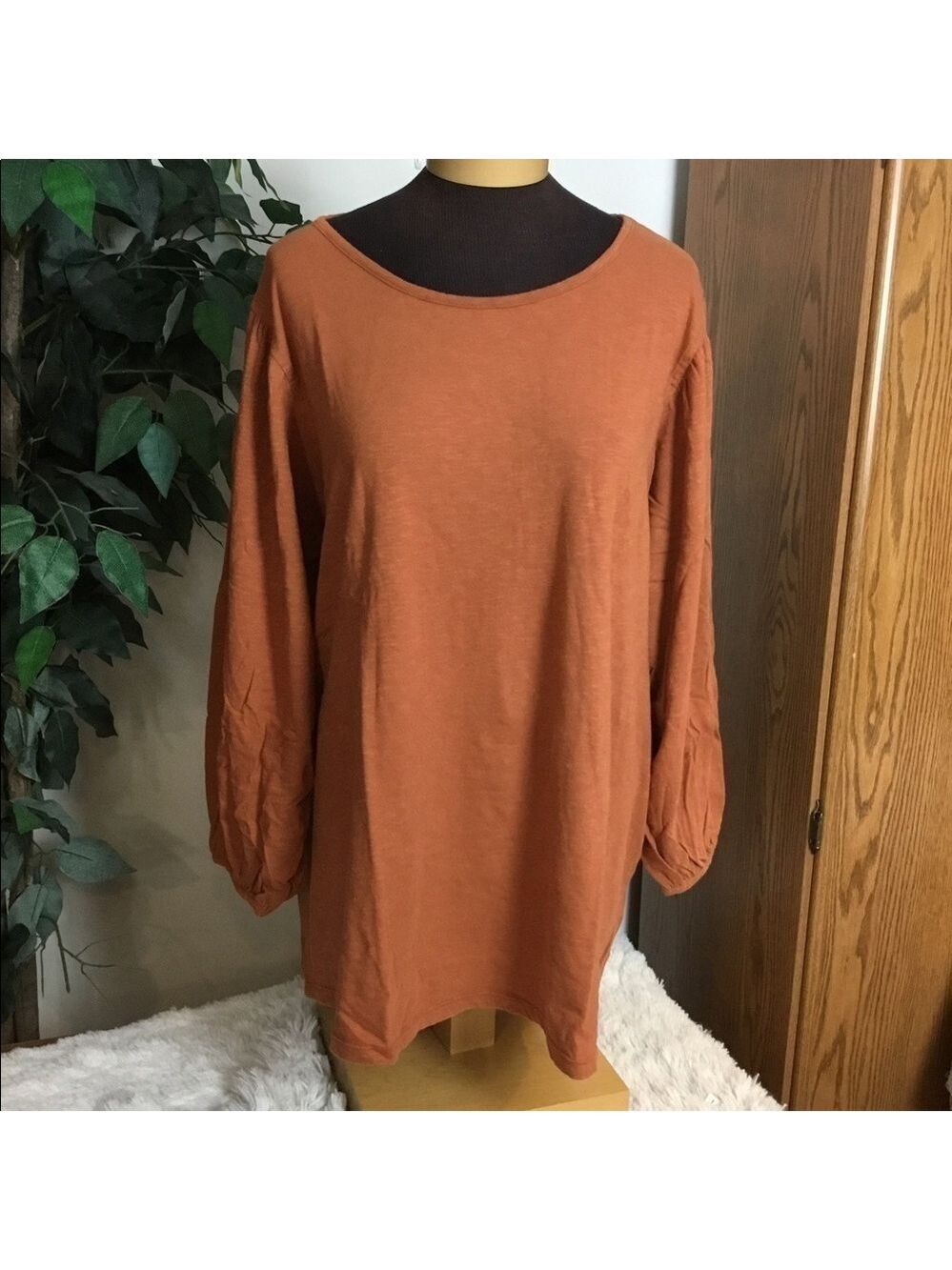 SONOMA 1X Goods For Life Plus slubbed cotton bell sleeve with elastic cu…
